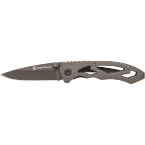 Smith & Wesson Frame Lock Drop Point Folding Knife, Skeletonized