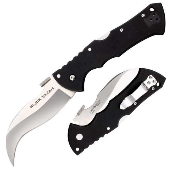 Cold Steel Black Talon II Serrated Folding Knife