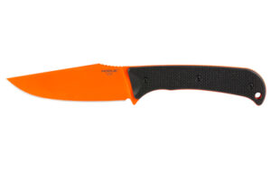 Hogue Extrak XL 3.9-Inch Clip Point Fixed Knife, Black and Orange