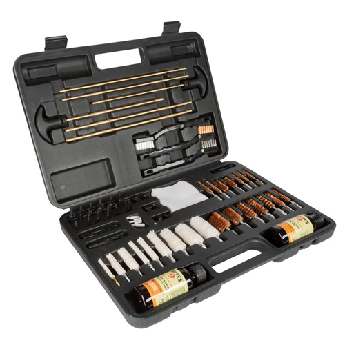 Cleaning Kit w/ No 9 Cleaner and Oil 62 Piece Black Blow Molded, Box