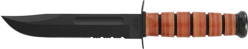 Ka-Bar Fighting/Utility Knife 7-Inch Serrated US Army