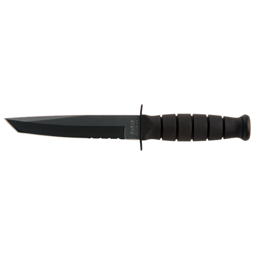 Ka-Bar Short Tanto Knife Serrated Hard Sheath
