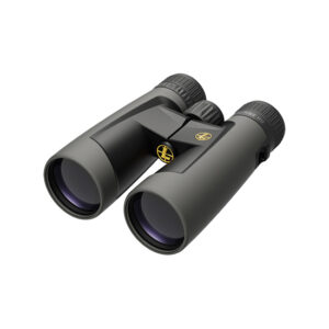 Leupold BX-2 Alpine HD 12x52 binoculars in shadow gray with protective harness and lens covers