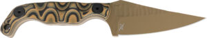Stroup Mini Mod 1 Fixed Blade Knife, Camo FDE