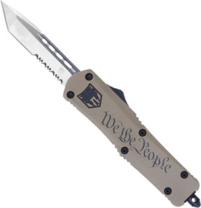 CobraTec FS-3 Medium 3-inch We The People Tanto OTF Knife (Serrated)