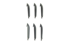 Outdoor Edge 3.5-Inch Drop Point Replacement Blades, 6-Pack (Black)