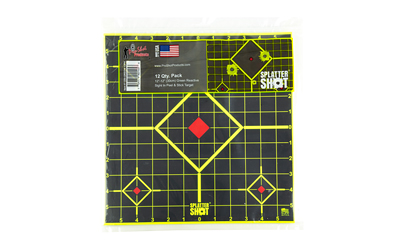 Pro-Shot 12-Inch Green Sight-In Targets, Self-Adhesive, 12-Pack