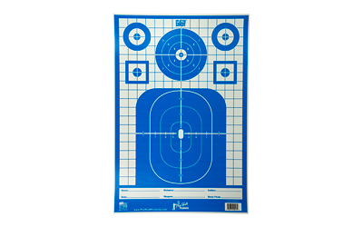 Pro-Shot Tactical Precision Target, Blue, 8-Pack