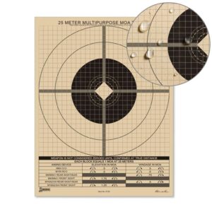 25 Meter Multipurpose Zeroing Target - MOA Adjustment