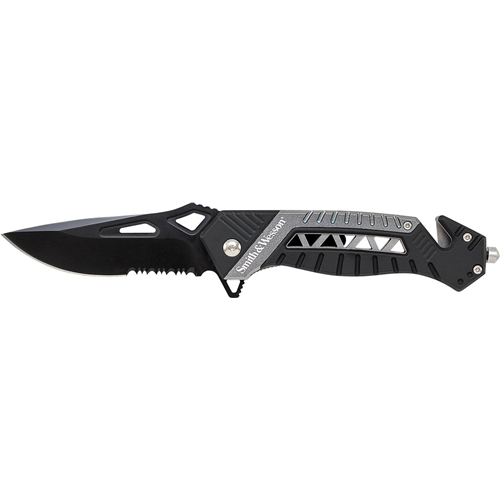 Smith & Wesson SW608 Silver Liner Lock Folding Knife