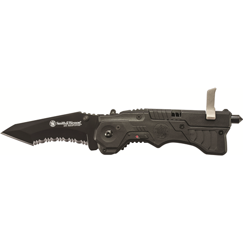 Smith & Wesson First Response Tanto Serrated Folding Knife