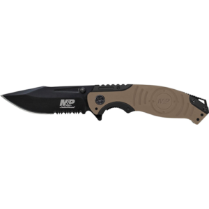 Smith & Wesson M&P Combat Folder, Gold/Black Handle