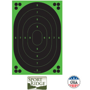 Reactive Target Oval 12.5x18.5 inch 5 Pack Black