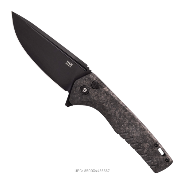 Tekto F3 Charlie Flipper Knife, Black G10