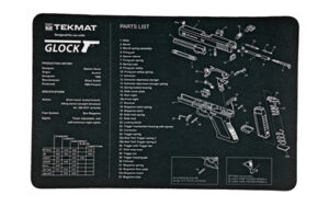 TEKMAT PISTOL MAT FOR GLOCK 17 BLK