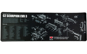 TEKMAT PSTL MAT FOR CZ SCORPION BLK