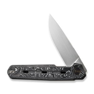 WEKNIFE Navo Flipper Knife Carbon Fiber Handle (3.25"" CPM 20CV Blade) WE22026-6