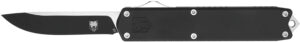 CobraTec Dominator Black OTF Knife 2.25-inch Drop Point