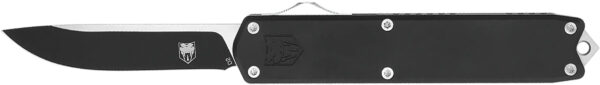 CobraTec Dominator Black OTF Knife 2.25-inch Drop Point