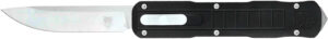 CobraTec Raptor Black OTF Knife 3.13-inch Drop Point