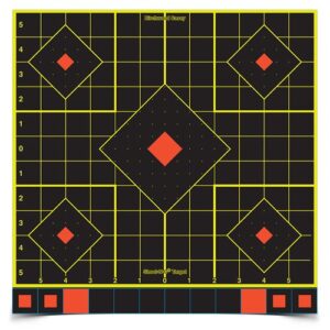 SHOOT•N•C SIGHT-IN TARGET - 12", 100 TARGETS, 1,700 PASTERS