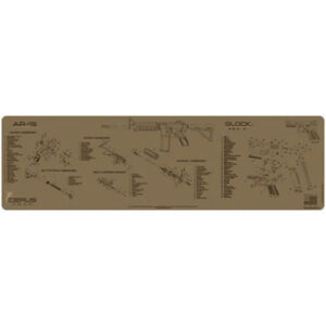 AR15 & GLOCK SCHEMATIC COMBO MAGNUM XXL PROMAT - COYOTE