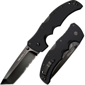 Cold Steel Recon 1 Knife, Black, Tanto Point, 4-Inch
