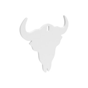 Birchwood Casey AR500 Steel Skull Silhouette Target 3/8 in. 1-Hole