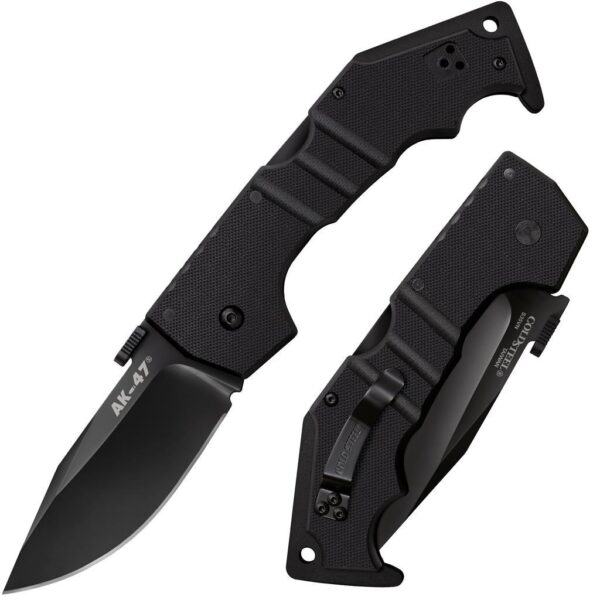 Cold Steel AK-47 Lockback Knife Black G-10 3.5-Inch