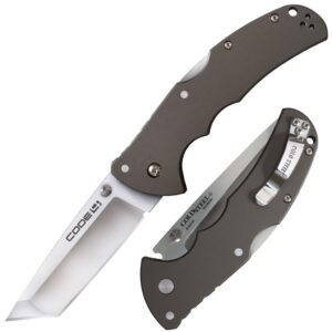 Cold Steel Code-4 Tanto Lockback Knife 3.5-Inch Satin