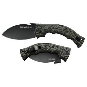 Cold Steel Colossus Folding Knife, 4-inch Leaf Blade