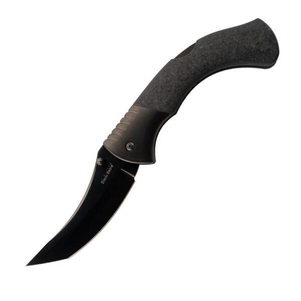 Cold Steel Black Sable Folding Knife, 4.2-inch XHP Steel