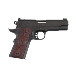 Colt Optic Ready Combat Commander Handgun .38 Super 9rd Magazine 4.25" Black with G10 Black Cherry Grips