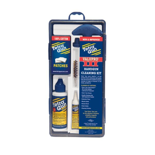 Tetra ValuPro III Gun Cleaning Kit, .22-.25 Cal Handgun