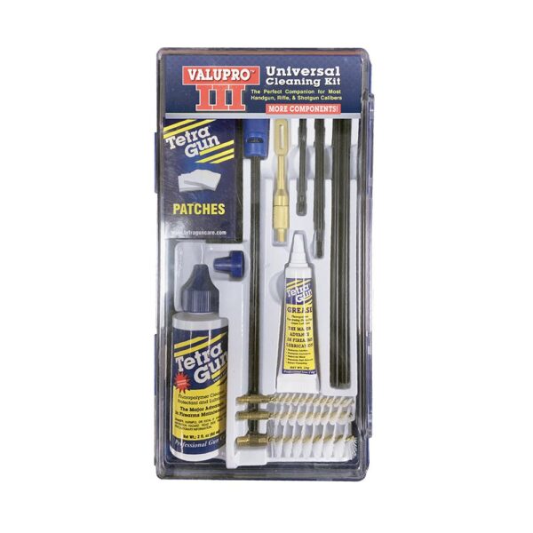 Tetra ValuPro III Gun Cleaning Kit, Universal Rifle/Handgun/Shotgun