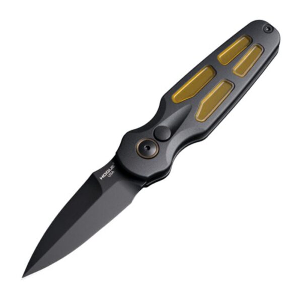 Hogue Ballista II Automatic Folder, 2.6-Inch Bayonet Blade, Black with Ultem Inserts