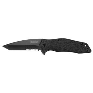Kershaw Kuro Partially Serrated Tanto Folding Knife