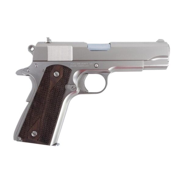 Tisas 1911 Tank Commander Pistol, 9mm, Nickel, 9-Round