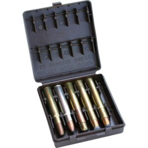 MTM African Big Game Ammo Wallets Carrier 378 Wby - 500 Nitro Brown