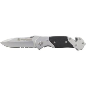 Smith & Wesson 1st Response Serrated Drop Point Folding Knife