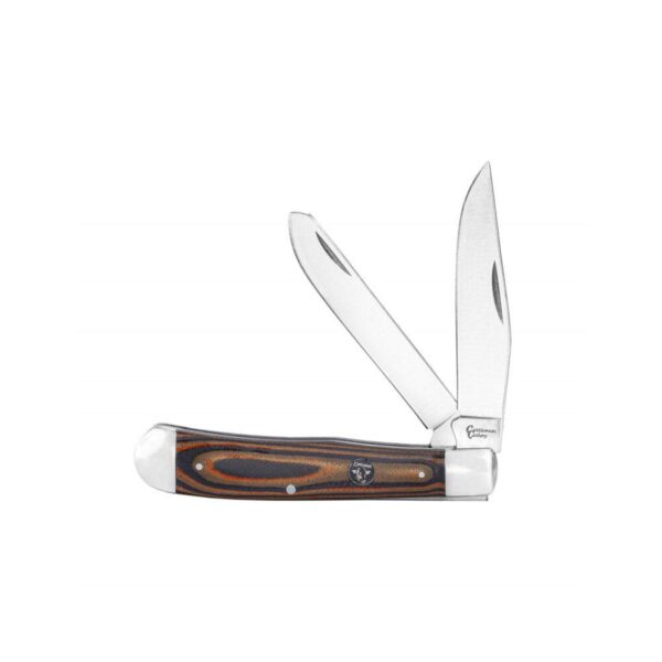 ABKT Cattleman Trapper Cowhand Knife, Brown