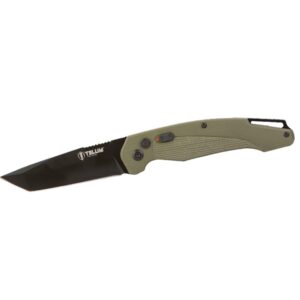 Telum Titan OD Green 4-inch Tanto Automatic Folding Knife