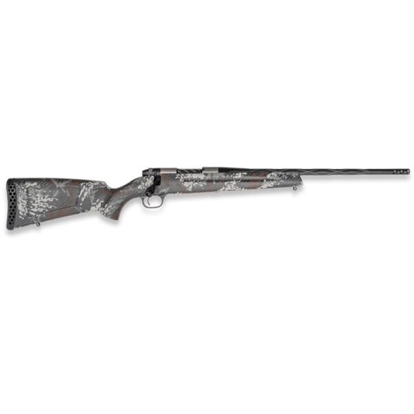 Weatherby Mark V Backcountry Capra Rifle .25 Wby RPM 2rd Capacity 21" 1/2x28 Barrel with 2" Muzzle Brake Grey Brown