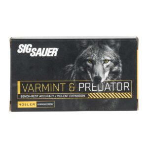 Sig Sauer Varmint & Predator Rifle Ammunition 243 Win 70 gr PT 20/ct
