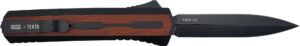 Zastava A7 American Walnut Wood Dagger OTF