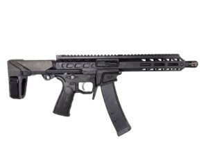 Wraithworks WARSCORP9 Side-Charging AR Pistol - Black | 9mm | 8.5" Barrel | 7" M-LOK Rail | SB Tactical HBPDW Brace | Accepts Scorpion Mags
