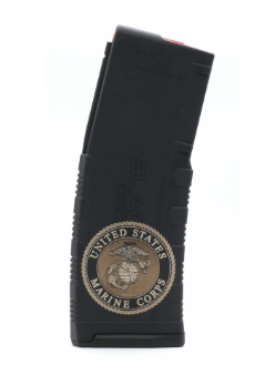 BLACK RAIN LASER ETCHED MAGAZINES 30RD US MARINE CORPS