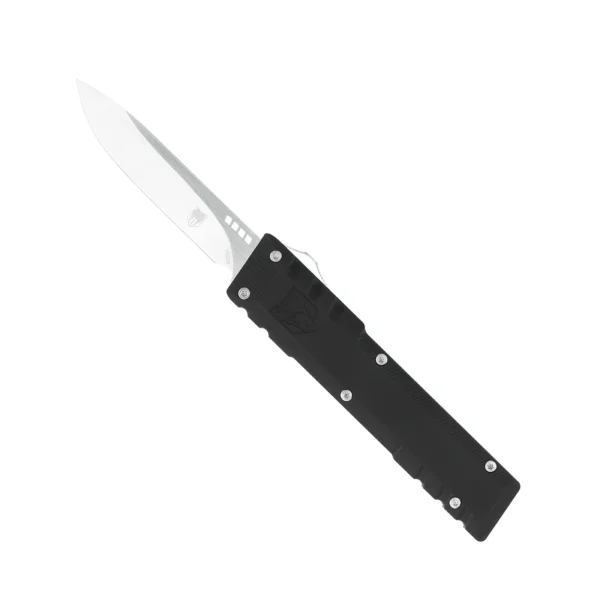 CobraTec Gentlemen's Gen II Black OTF Knife, 2.8-Inch 154CM Drop Point