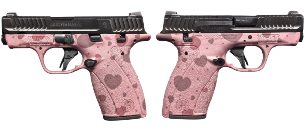 Smith & Wesson Bodyguard 2.0 Pistol, .380 ACP, Blush Hearts, 12-Round