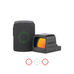 OSIGHT S, 2MOA DOT + 32MOA CIRCLE RED DOT SIGHT WITH CHARGING COVER